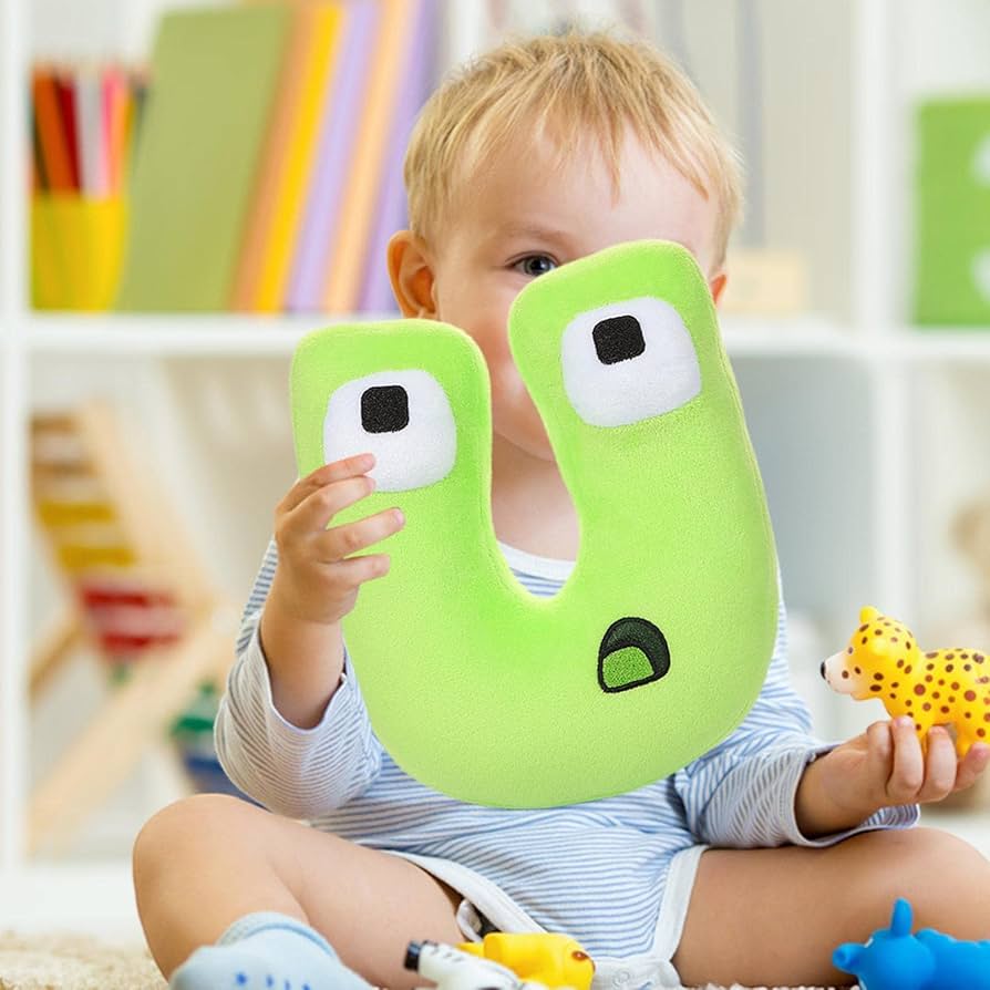 Amazon.co.jp: アルファベット ロア ぬいぐるみ 就学前の教育用英語ABC